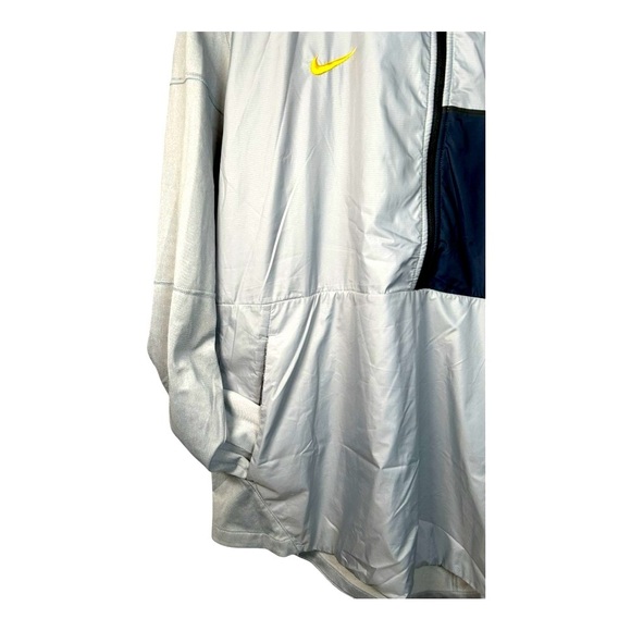 Michigan Wolverines Nike Dri Fit 1/2 Zip Jacket Mens XXL Gray - Picture 6 of 11